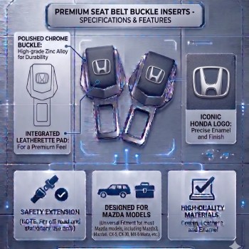 Заглушки ремня безопасности HONDA комплект 2 шт