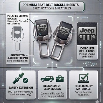 Заглушки ремня безопасности Jeep комплект 2 шт