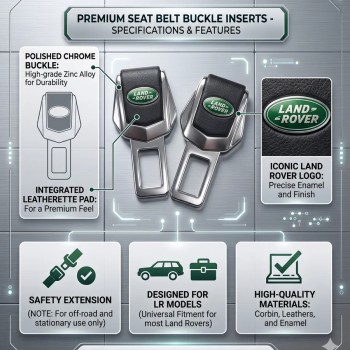 Заглушки ремня безопасности Land Rover комплект 2 шт