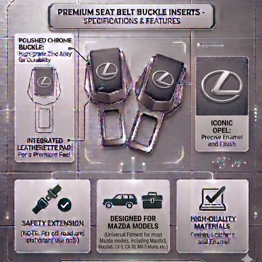 Заглушки ремня безопасности Lexus комплект 2 шт Заглушки ремня безопасности Lexus комплект 2 шт