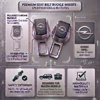Заглушки ремня безопасности Opel комплект 2 шт