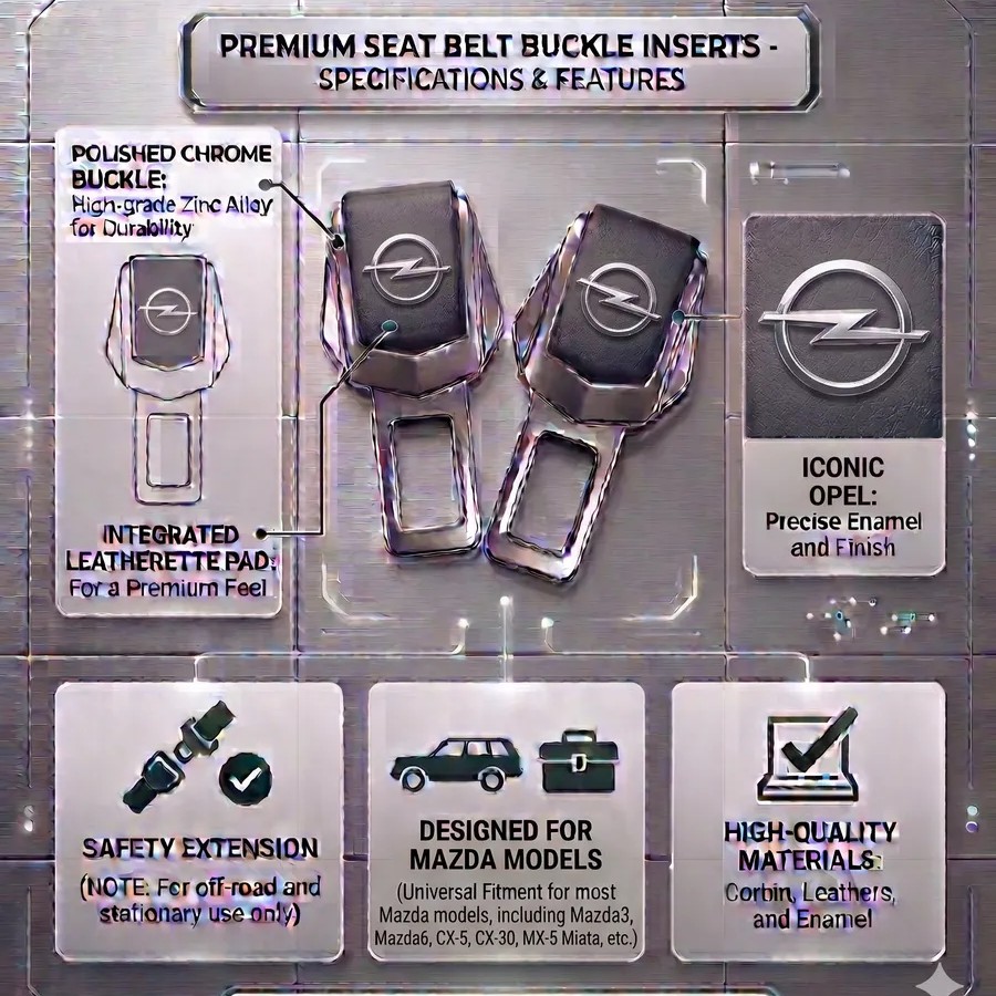 Заглушки ремня безопасности Opel комплект 2 шт Заглушки ремня безопасности Opel комплект 2 шт