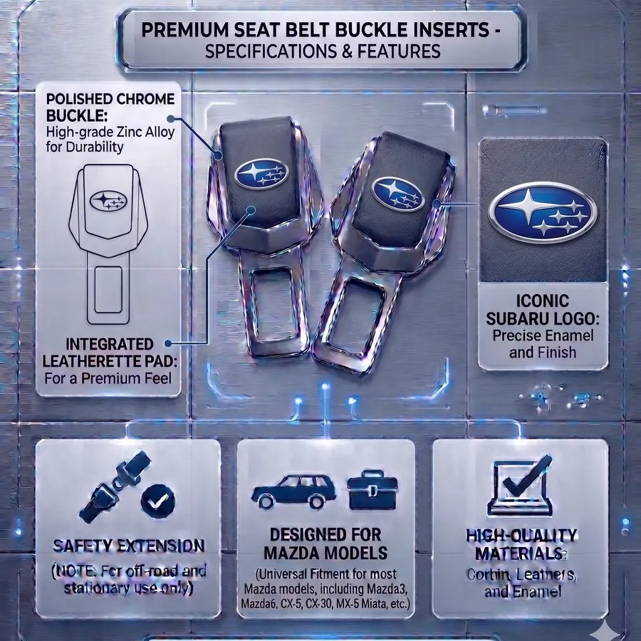 Заглушки ремня безопасности Subaru комплект 2 шт Заглушки ремня безопасности Subaru комплект 2 шт