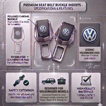 Заглушки ремня безопасности Volkswagen комплект 2 шт