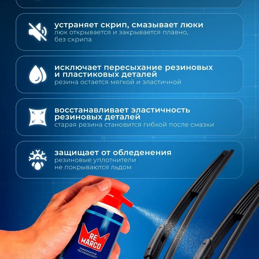 Силиконовая смазка 300 мл RM-749