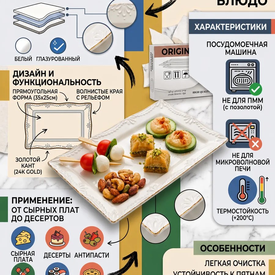 Блюдо сервировочное